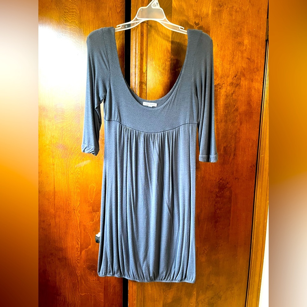 Velvet Touch empire waist mini dress